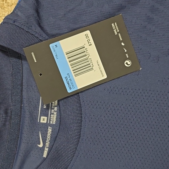 Nike Navy Vaporknit Top NWT - Picture 3 of 4